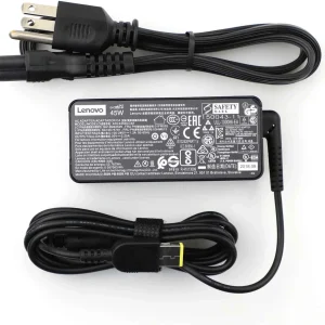 Cargador Lenovo 45W 20V 2.25A Conector Rectangular Amarillo, Pin Central
